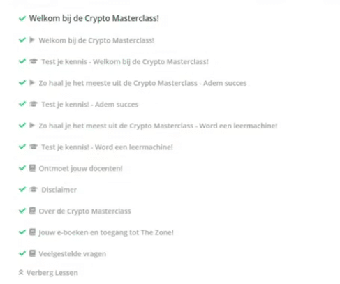 crypto masterclass deel 1